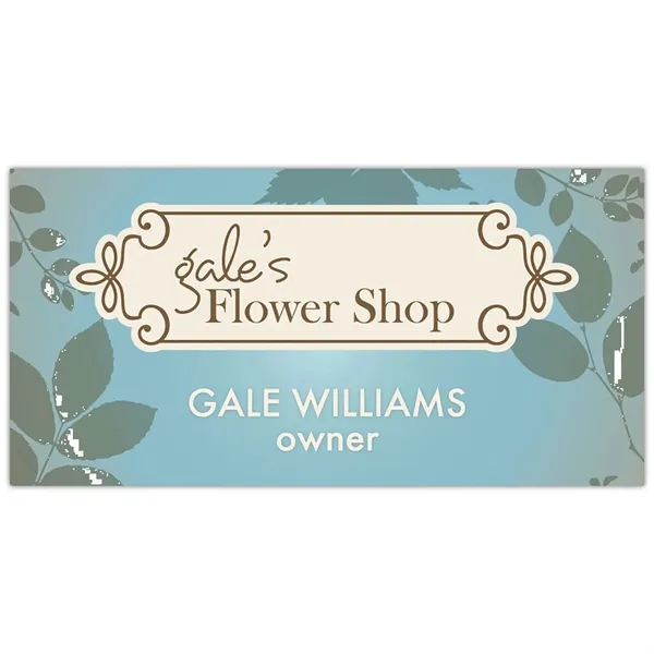 The Tucson Express Plastic Name Badge (standard Size 1.5" x 3")... from ASI 61966 HPG / Beacon Promotions HPG Gold