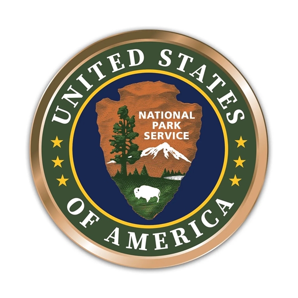 Coin pin with a military clutch backing.... from ASI 59080 Halls & Company