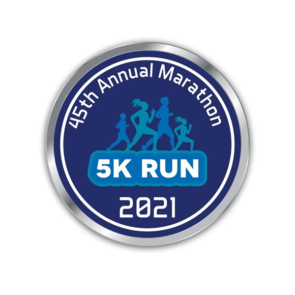 Coin pin with a military clutch backing.... from ASI 59080 Halls & Company