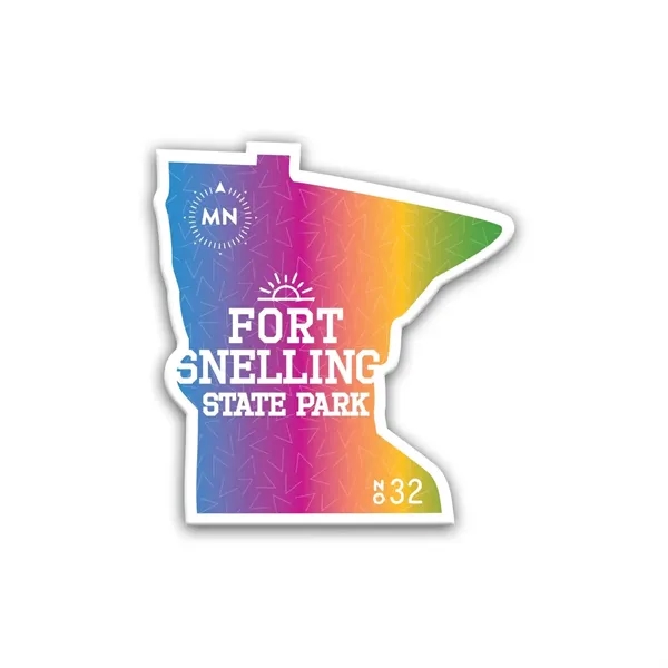 Full Color Rigid Vinyl Custom Shaped Lapel Pin W/Epoxy Dome.... from ASI 59080 Halls & Company