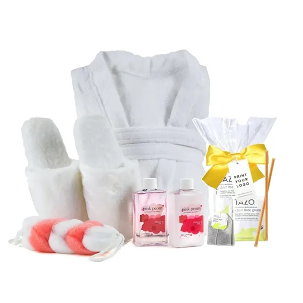 Spa Retreat Gift Set with robe, slippers, tea and more!... from ASI 89971 Stuff A Mug