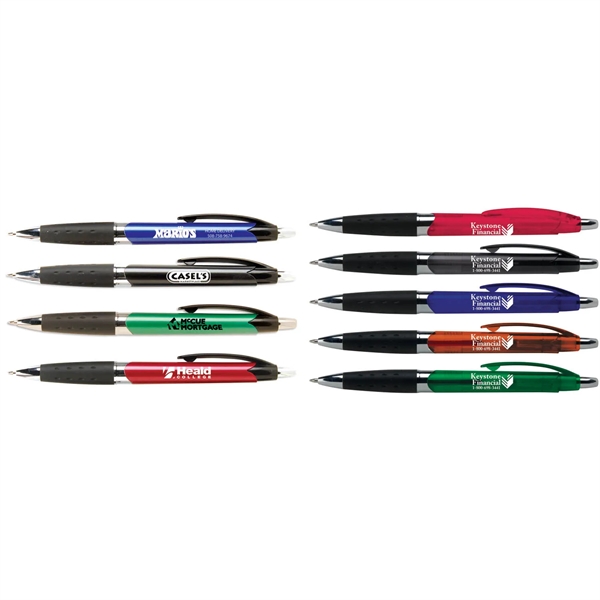 Calhoun plunger pen is attractively priced and designed.... from ASI 38980 Bay State Specialty Co