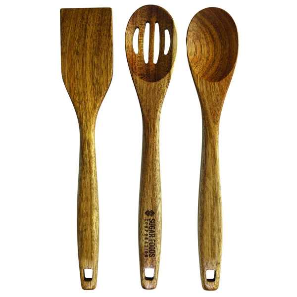 Acacia Cooking Set. 12 inches long.... from ASI 91565 Totally Bamboo