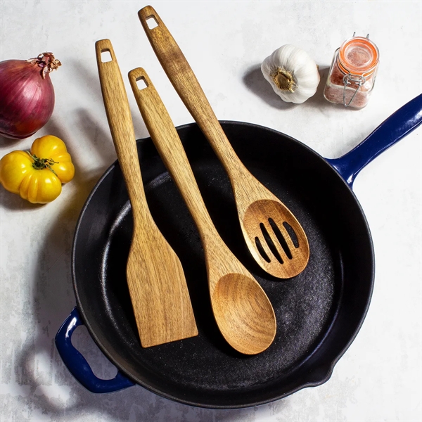 Acacia Cooking Set. 12 inches long.... from ASI 91565 Totally Bamboo
