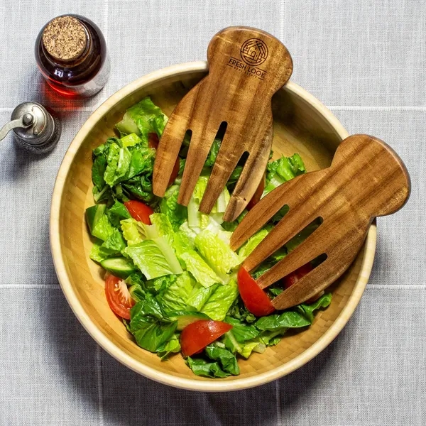 Acacia wood salad hands.... from ASI 91565 Totally Bamboo