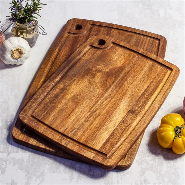 2 et Acacia cutting board set.... from ASI 91565 Totally Bamboo