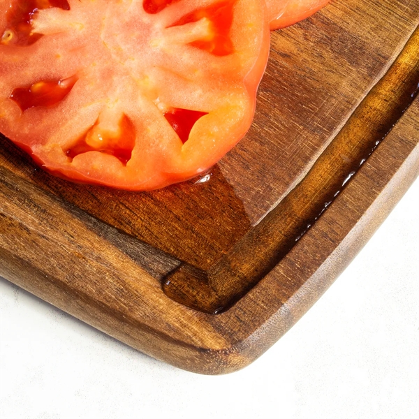 15" Acacia Cutting Board with Juice Groove... from ASI 91565 Totally Bamboo