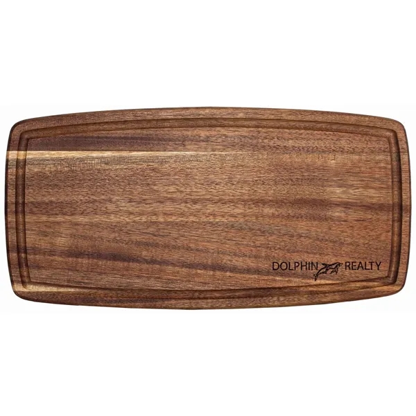 16" Acacia Cutting Board with Juice Groove... from ASI 91565 Totally Bamboo