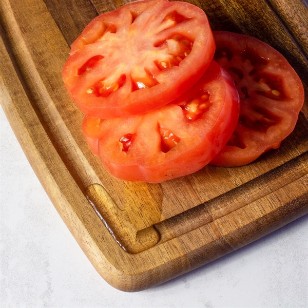 16" Acacia Cutting Board with Juice Groove... from ASI 91565 Totally Bamboo