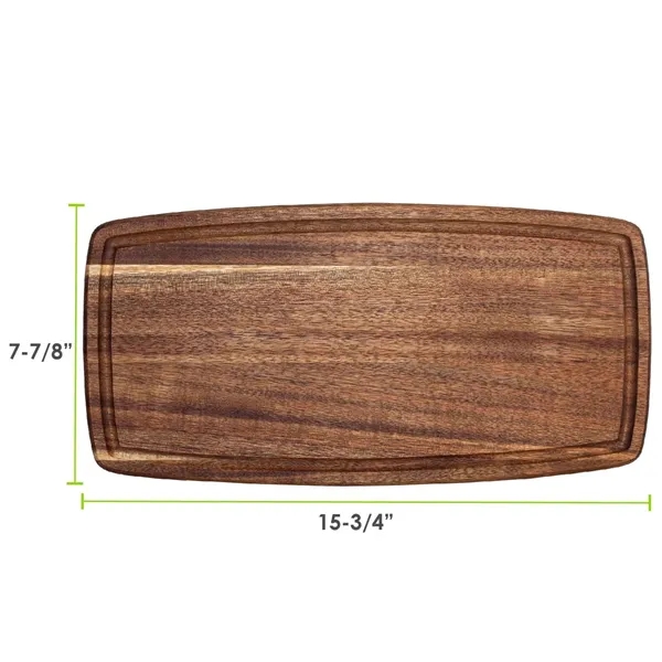 16" Acacia Cutting Board with Juice Groove... from ASI 91565 Totally Bamboo