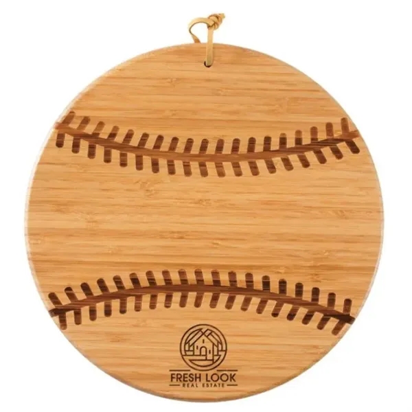 Bamboo Baseball cutting board.... from ASI 91565 Totally Bamboo