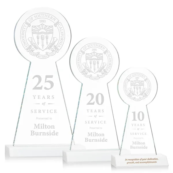 The Laidlaw Tower Award features beautiful Starfire Crystal in the shape... from ASI 84592 St Regis Group / St Regis