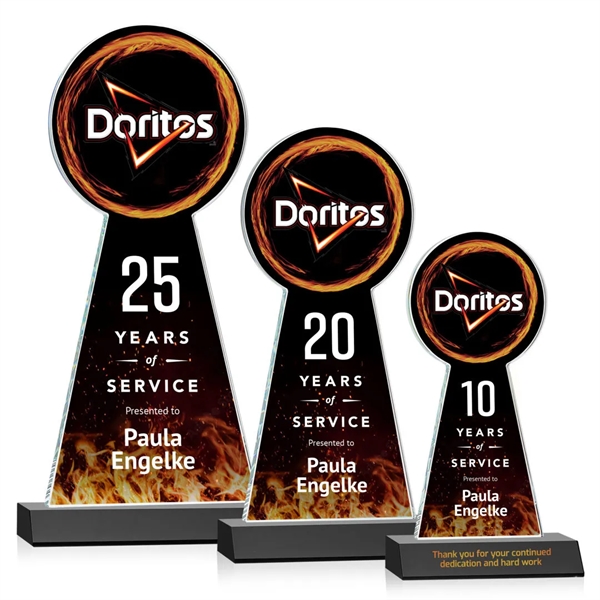 The Laidlaw Tower Award features beautiful Starfire Crystal in the shape... from ASI 84592 St Regis Group / St Regis