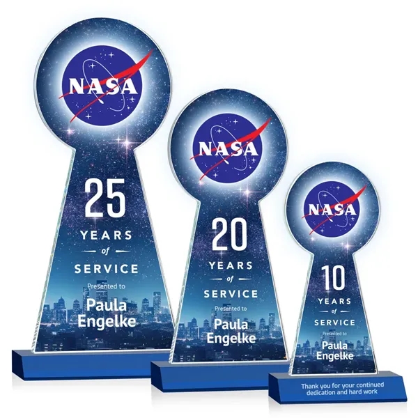 The Laidlaw Tower Award features beautiful Starfire Crystal in the shape... from ASI 84592 St Regis Group / St Regis