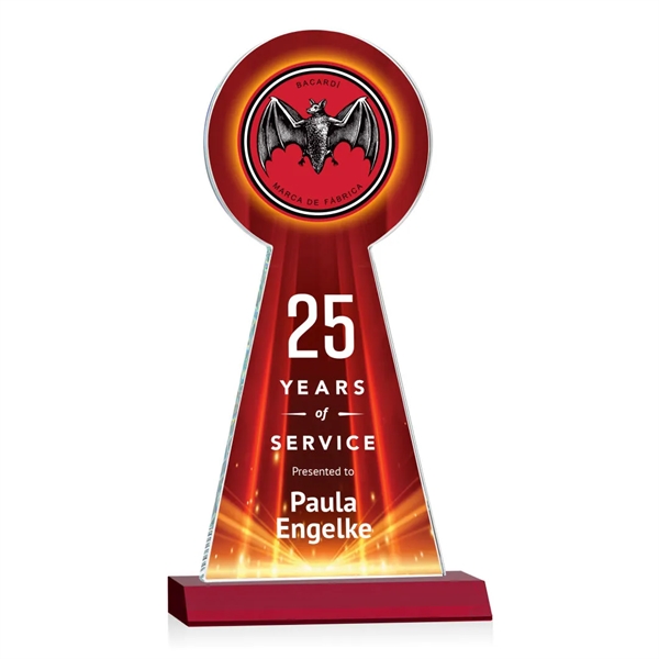 The Laidlaw Tower Award features beautiful Starfire Crystal in the shape... from ASI 84592 St Regis Group / St Regis