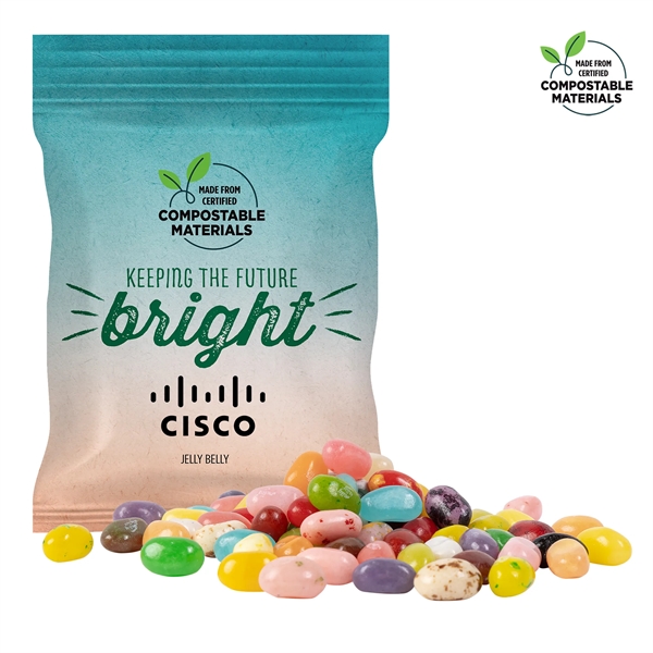 2oz. ECO-Digibag, Compostable & Full Color, Jelly Belly... from ASI 44900 NC Custom (CI/Lanco) / Chocolate Inn