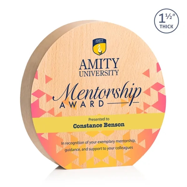 The 1.5" thick wooden freestanding Westgrove VividPrint™ Award is a contemporary... from ASI 84592 St Regis Group / St Regis