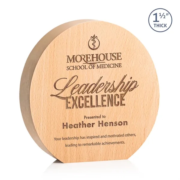 The **1.5" thick** freestanding Beechwood Westgrove Award is a contemporary and... from ASI 84592 St Regis Group / St Regis