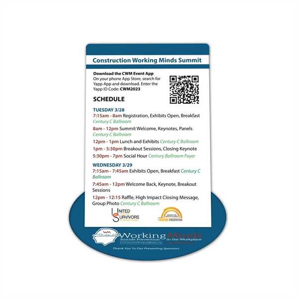 Table pop up is a great point-of-purchase sign to promote a... from ASI 59080 Halls & Company