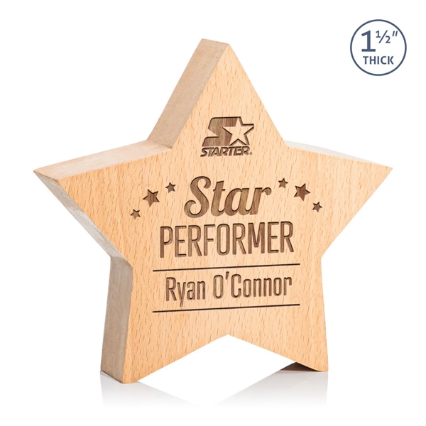 The beechwood Rothwell Award features a captivating star design, symbolizing the... from ASI 84592 St Regis Group / St Regis