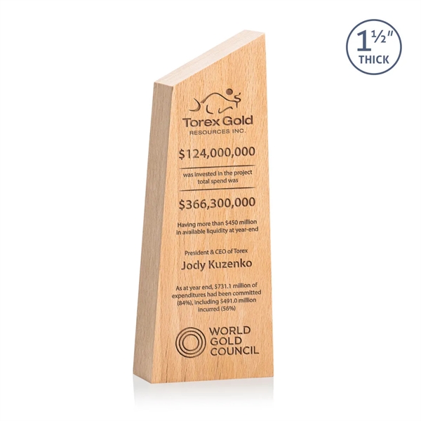 The **1.5" thick** freestanding beechwood Nottinghill Award conveys a sense of... from ASI 84592 St Regis Group / St Regis