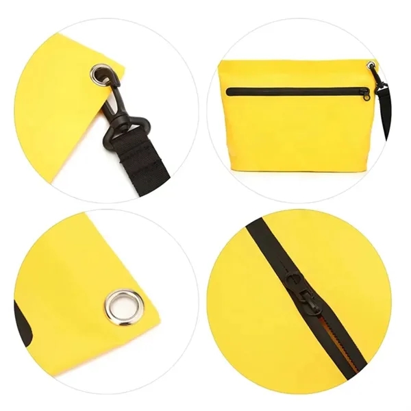 Waterproof travel PVC pouch bag plus 1 color silkscreen imprint on... from ASI 37218 Athena Promo (tm)