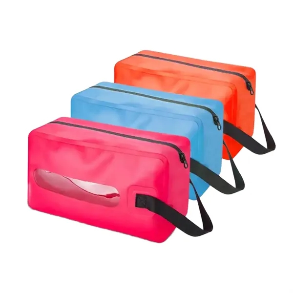 Waterproof zipper travel bag plus 1 color silkscreen imprint on 1... from ASI 37218 Athena Promo (tm)