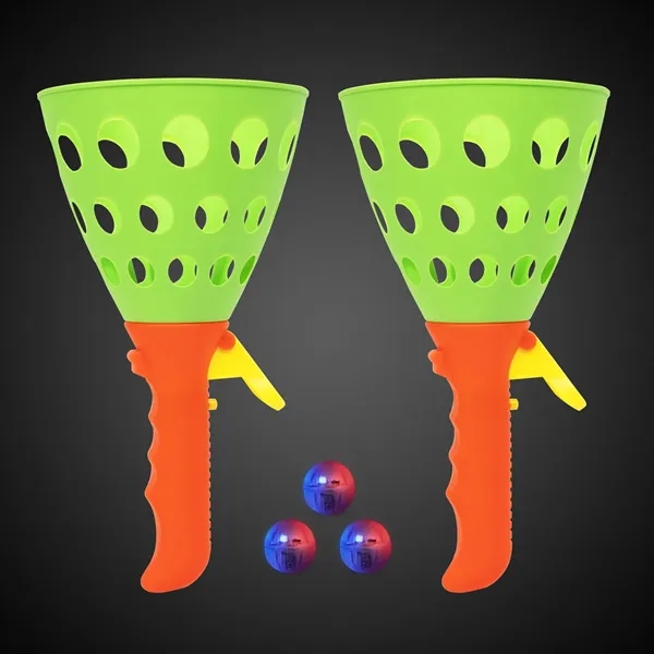 Click and catch game set with light up balls.... from ASI 42016 Brighter Promotions Inc