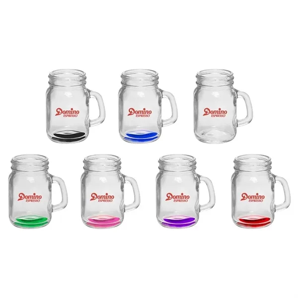 4.5 oz. glass Mason jar sampler glasses.... from ASI 88060 Snugz/USA Inc