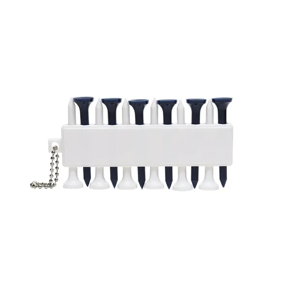 Our golf tee holder includes 12 tees, three ball markers, and... from ASI 93520 Ventura Inc