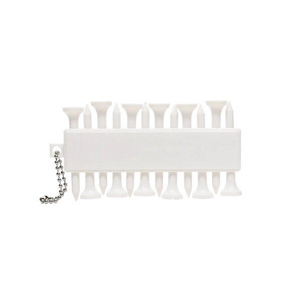 Our golf tee holder includes 12 tees, three ball markers, and... from ASI 93520 Ventura Inc
