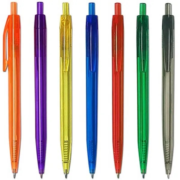 Retractable ballpoint pen with lightweight plastic construction, smooth writing ink cartridge... from ASI 58805 HPC Global