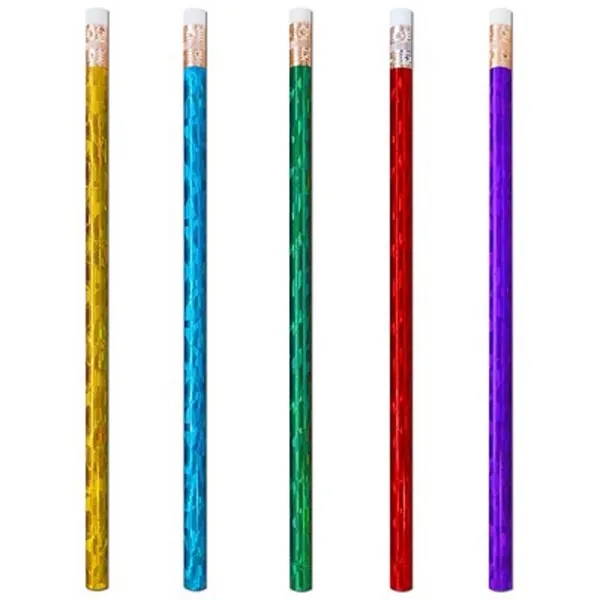 Assorted Foil Pencils writing smoothly with no. 2 lead and features... from ASI 58805 HPC Global / HPC Global