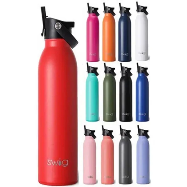 20 oz. slim stainless-steel tumbler with easy carry handle and inner... from ASI 58805 HPC Global