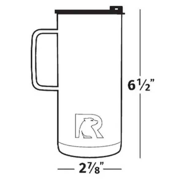 16oz Travel Mug is stainless steel, double wall insulated with shaded... from ASI 58805 HPC Global