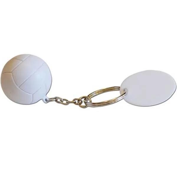 Solid rubber volleyball attached to chain with split ring.... from ASI 58805 HPC Global