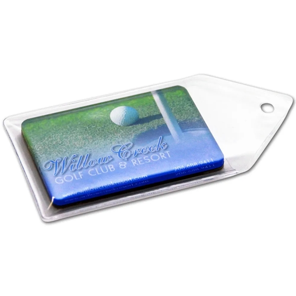 Acrylic pocket mirror has 1/8" sheet of clear acrylic covering a... from ASI 72521 Morris Magnets / Laser Cuts