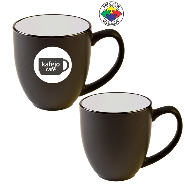 14oz Vitrified Two-Tone Hilo Bistro Mug... from ASI 80093 Pyrographics / Pyrographics Line