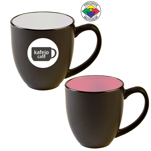 14oz Vitrified Two-Tone Hilo Bistro Mug... from ASI 80093 Pyrographics / Pyrographics Line