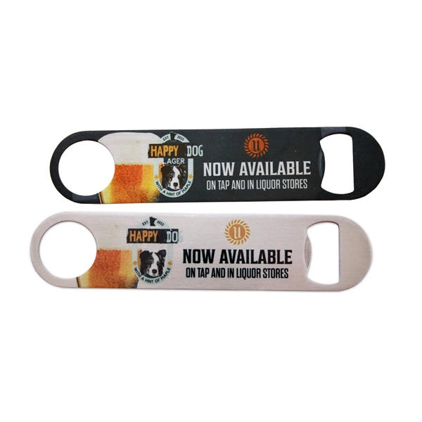Standard shaped sublimated bottle opener, the perfect tool for any beer... from ASI 59080 Halls & Company
