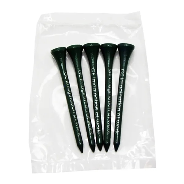 Golf tee poly packet with five tees.... from ASI 93520 Ventura Inc