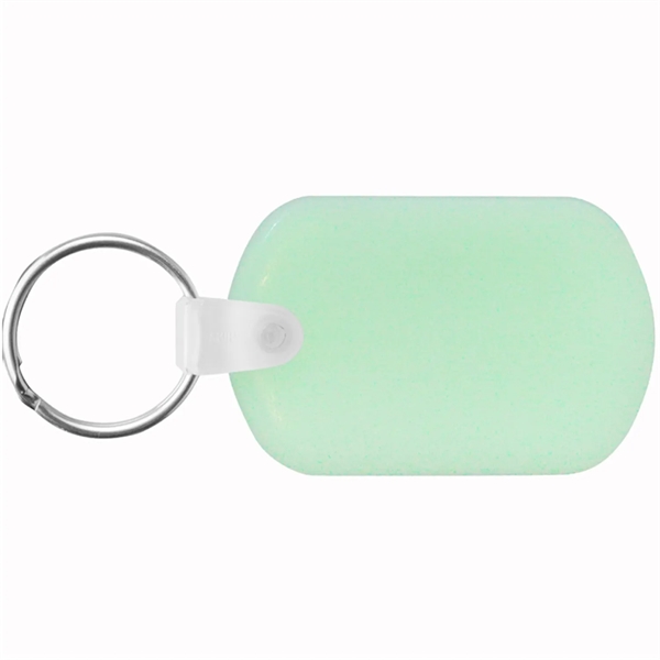 Flexible soft tag plastic keychain plus 1 color silkscreen imprint on... from ASI 37218 Athena Promo (tm)