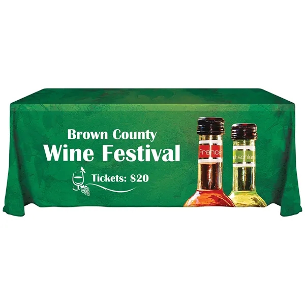 6' Knit Polyester Custom Throw Style Table Cover... from ASI 80228 Quinn