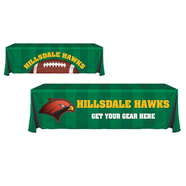 8' Knit Polyester Custom Throw Style Table Cover... from ASI 80228 Quinn