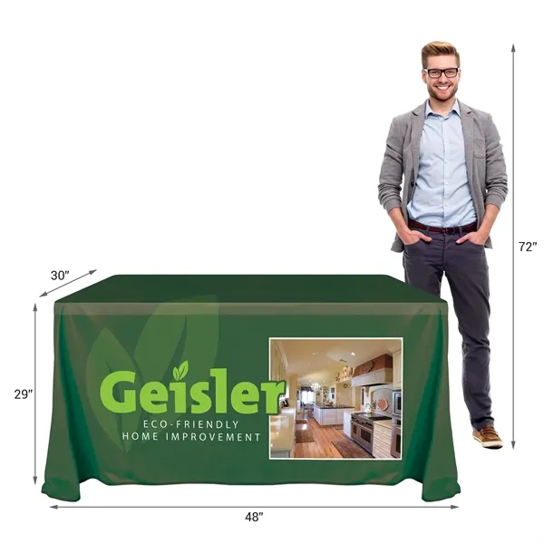 4' Knit Polyester Custom Throw Style Table Cover... from ASI 80228 Quinn