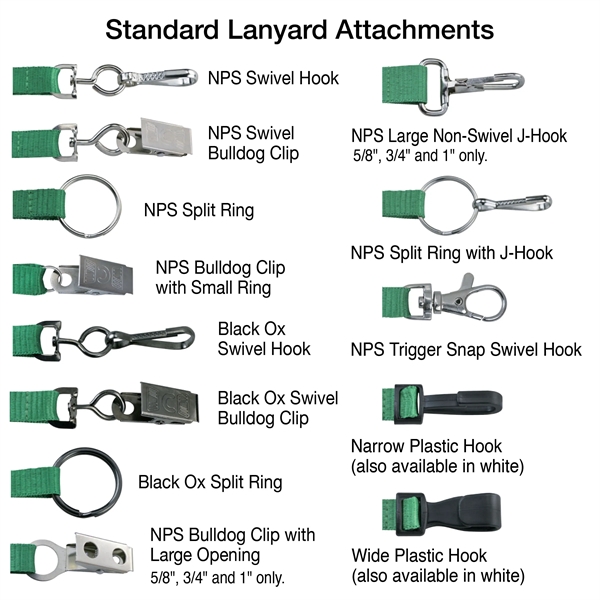 Quality custom lanyards with a huge selection of attachment options. Hundreds... from ASI 79898 Promovision / PROMOVISION