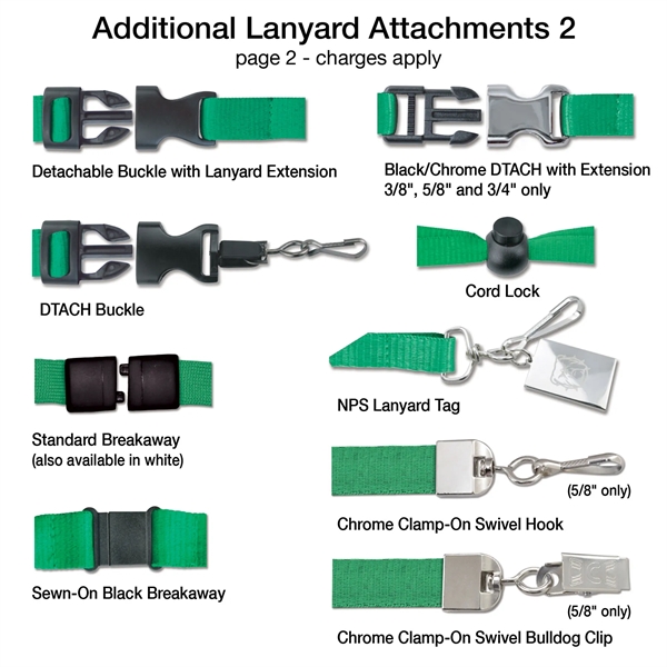 Quality custom lanyards with a huge selection of attachment options. Hundreds... from ASI 79898 Promovision / PROMOVISION