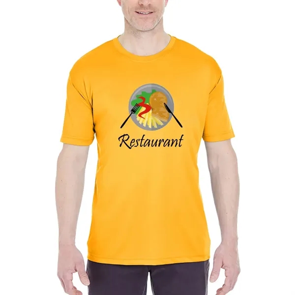 UltraClub® men's performance t-shirt (4 oz.) with moisture-wicking properties, made from... from ASI 39552 BEL Promo