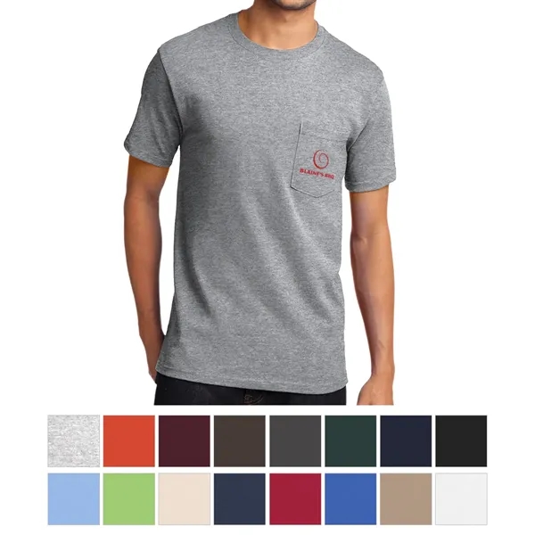 Port & Company® Tall Essential Pocket Tee... from ASI 61125 Hit Promotional Products / Hit®