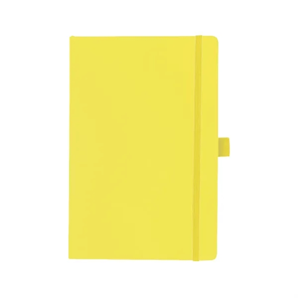 100 lined page notebook with bookmark, strap closure, pen loop and... from ASI 61125 Hit Promotional Products / Hit®